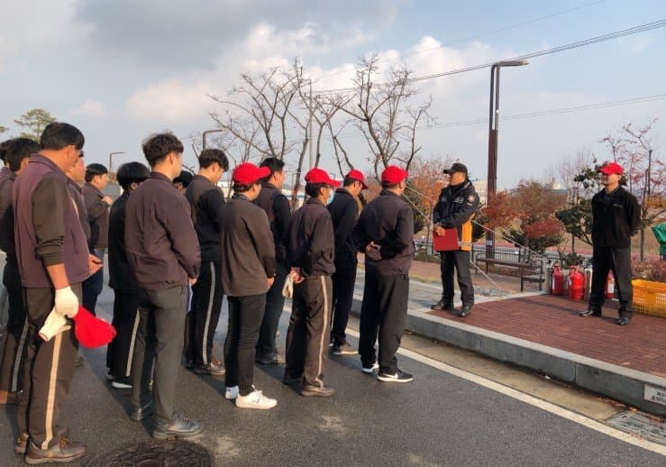 2018년 소방훈련